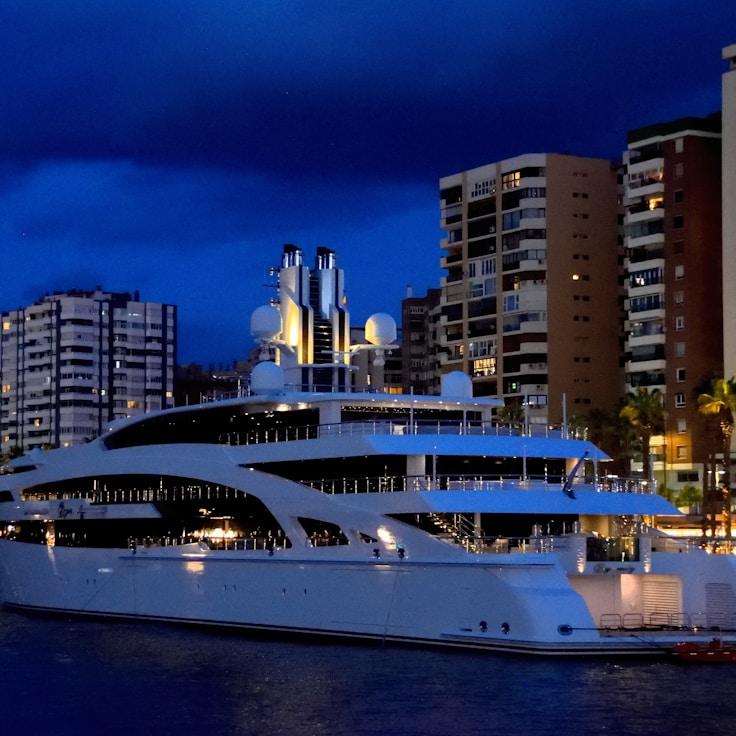 Yacht lifestyle scene